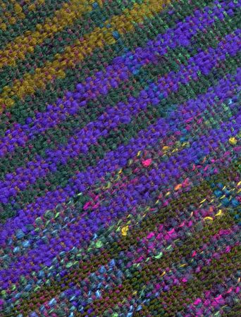 Closeup detail of handwoven fabricの写真素材