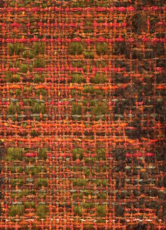 Closeup detail of handwoven fabricの写真素材