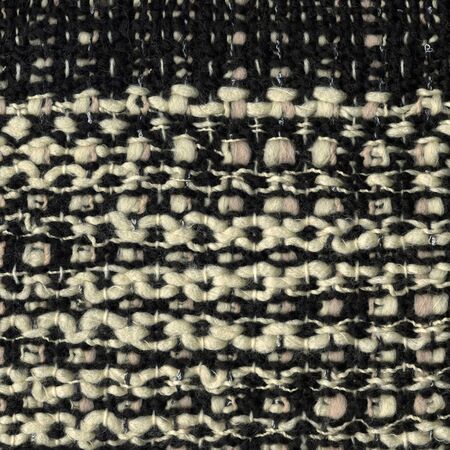 Closeup detail of handwoven fabricの写真素材