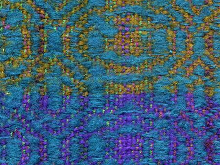 Closeup detail of handwoven fabricの写真素材