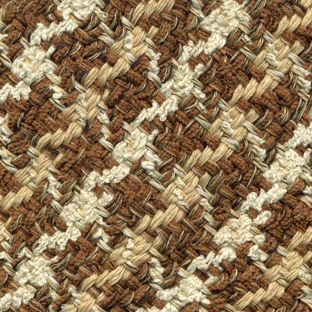Closeup detail of handwoven fabricの写真素材