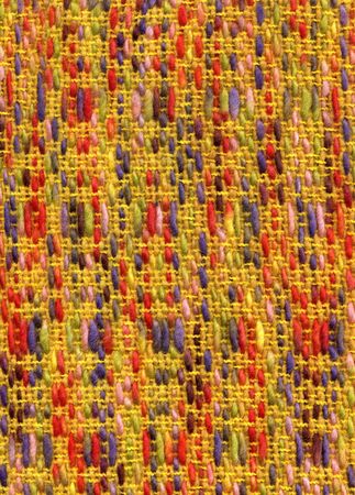 Closeup detail of handwoven fabricの写真素材