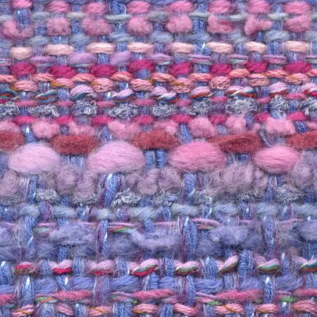 Closeup detail of handwoven fabricの写真素材
