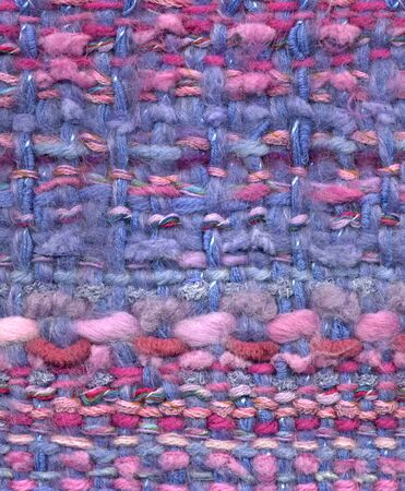 Closeup detail of handwoven fabricの写真素材