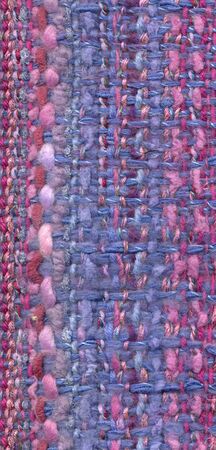 Closeup detail of handwoven fabricの写真素材