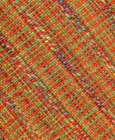 Closeup of handwoven fabric with patternの写真素材