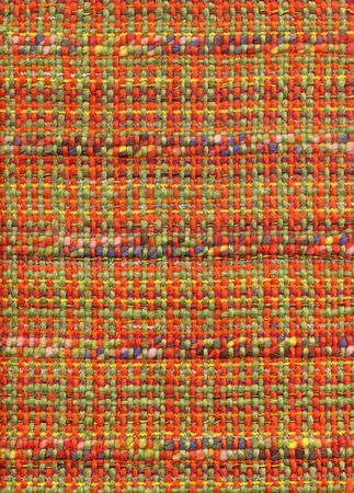Closeup of handwoven fabric with patternの写真素材