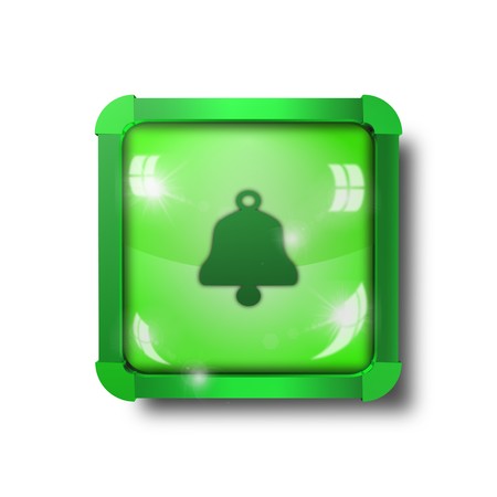 Bell icon, sign, illustrationの写真素材