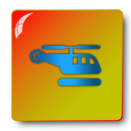 helicopter icon,sing,illustrationの写真素材