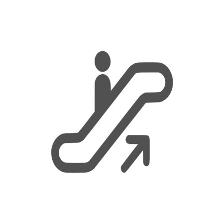 escalators icon,sing,illustrationの写真素材