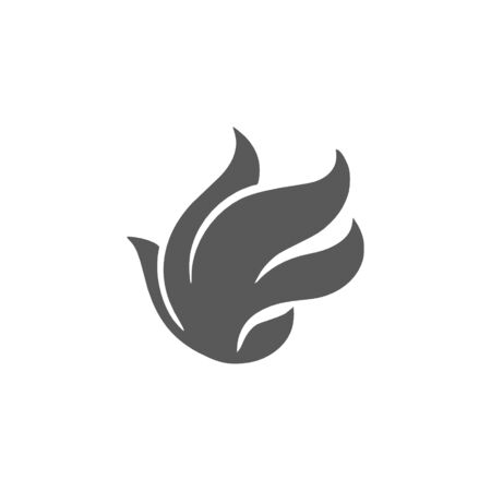 fire icon,sing,illustrationの写真素材
