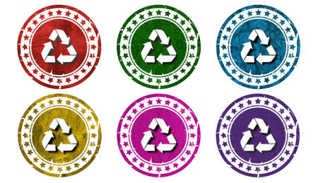 recycling setの写真素材