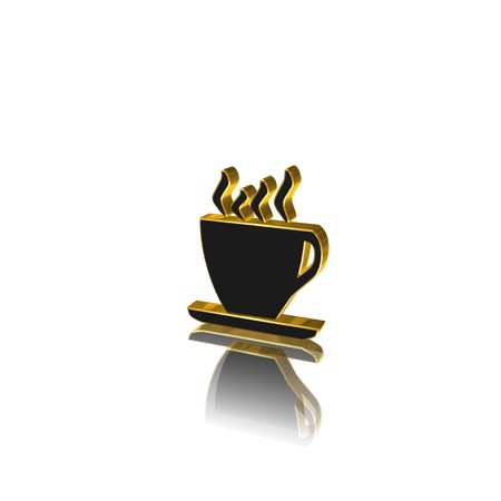 coffee and tea cups icon,illustrationの写真素材