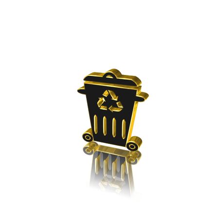 trash bin icon,sing,illustrationの写真素材