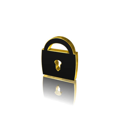 padlock icon,sing,illustrationの写真素材