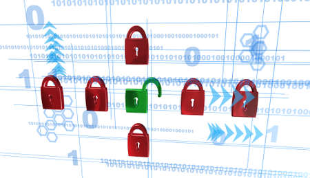 security,3D illustration