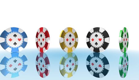 chip,casino game, royal games,illustration