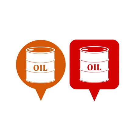 oil barrels icon,vector,のイラスト素材