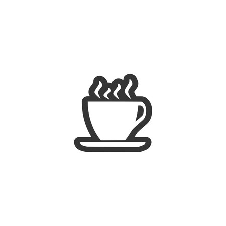 coffee and tea,sign,icon,3D illustrationの写真素材