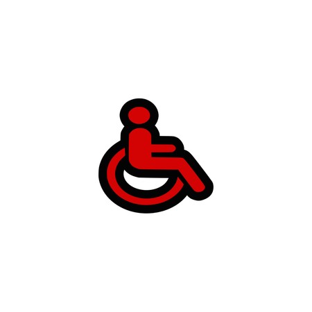 Wheelchair,sign,icon,3D illustrationの写真素材