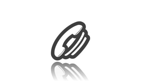 headphone icon,sign,3D illustrationの写真素材