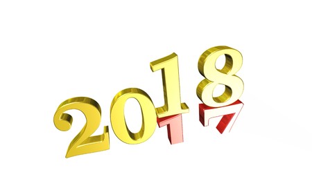 Happy New Year,Merry Christmas,3D illustration