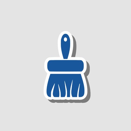 cleaning brush icon 3D illustrationの写真素材
