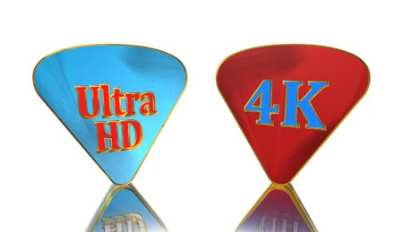 4K Ultra,icon,sign,best 3D illustrationの写真素材