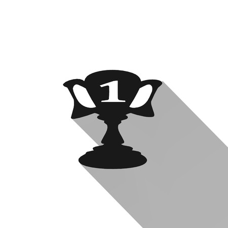 trophy icon,sign,best 3D illustrationの写真素材