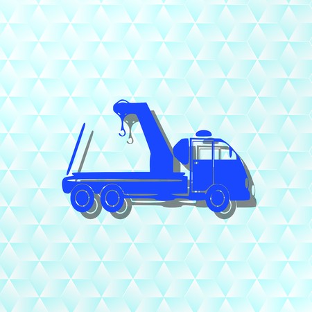 Towing truck,icon,sign,best 3D illustrationの写真素材