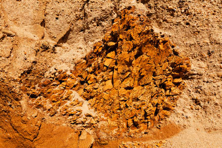 sand in construction with stone