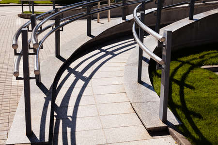 metal fence, semicircularの写真素材