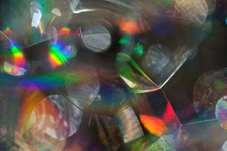 the reflection of light through  bubbles  of soapsuds, for blurred backgroundの写真素材