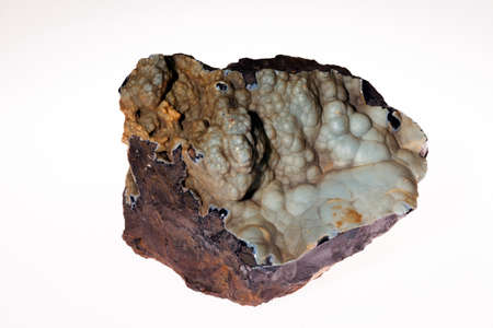 chalcedony on the white backgroundの写真素材