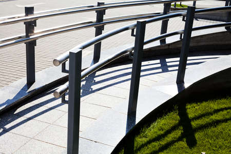 metal fence, semicircularの写真素材