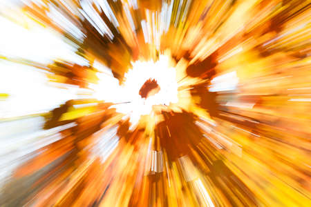 abstract light through autumn leaves, for blurred backgroundの写真素材