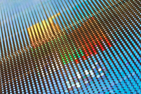 abstract blue  light on a dark background, for blurred backgroundの写真素材