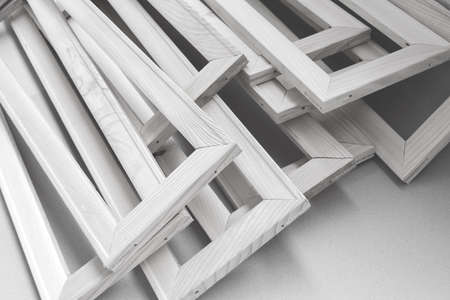 frames for paintings canvas without a canvas, note shallow depth of field