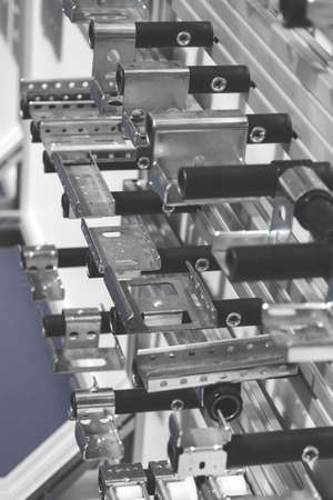 part of the machine for manufacturing , note shallow depth of fieldの写真素材