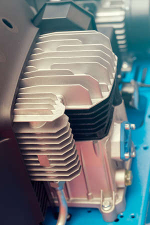 part of the machine for manufacturing , note shallow depth of fieldの写真素材