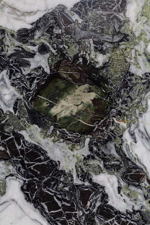 Marble floor like a background in black and white colorsの写真素材