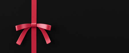 Holiday Gift, Celebration, New year, Christmas and Birthday Background with copy space 3d render 3d illustrationの写真素材