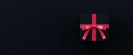 Holiday Gift, Celebration, New year, Christmas and Birthday Background with copy space 3d render 3d...