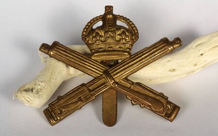 WWI military pin (Canadian)の写真素材
