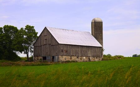 Typical Ontario rural sceneryの写真素材