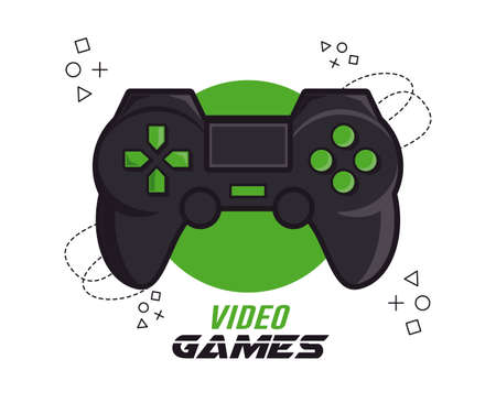 Gamepad icon, videogame logo