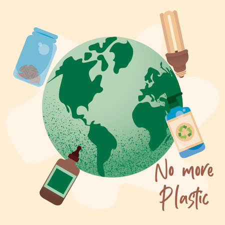 Ecology Background, earth, green worldのイラスト素材