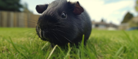 Cute and adorable guinea pig. Generative AIの素材