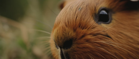 Cute and adorable guinea pig. Generative AIの素材