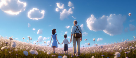 father's day. Generative AIの素材